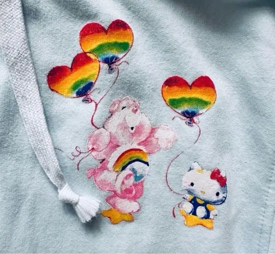 Sanrio NWT! Care Bears x  Graphic Hoodie 19”