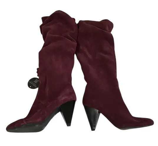 NWOT INC suede over the knee slouch boots Pink Size 6.5