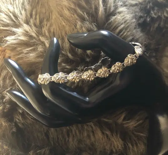 Antique Art Deco Binder Brothers sterling bracelet Silver