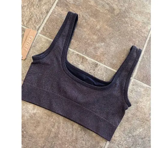 SKIMS Soft Smoothing Seamless Lurex Bralette Eclipse
Size XS