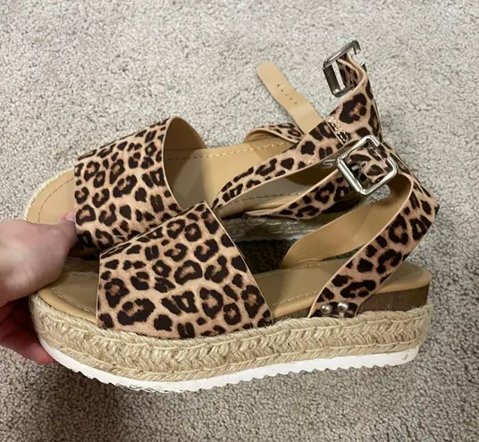 Soda Espadrille Platform Sandals