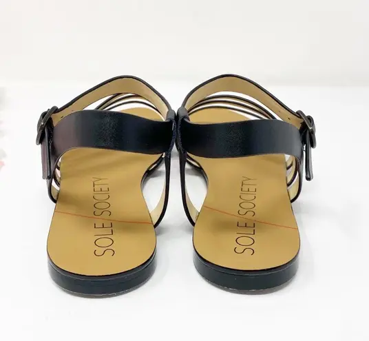 Sole Society  Eesha Leather Strappy Sandals NWT 7.5