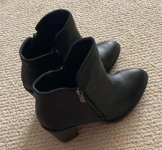 Top Moda NEW High Heeled Booties Shoes Ankle Boots Zip Women’s Size 8.5 NWOB