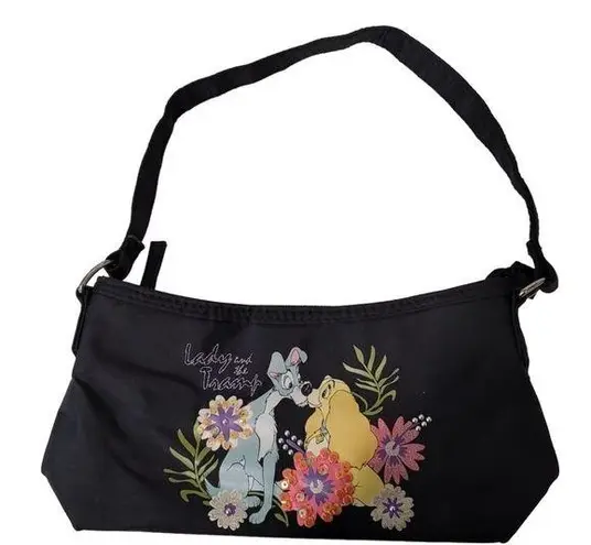 Disney  Vintage lady and the tramp 2000s style y2k flower handbag small