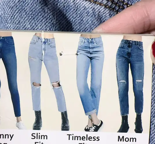 S. O. N. G. AUTHENTIC ORIGINAL DENIM CARPENTER 90s BOYFRIEND JEAN Blue Size 31