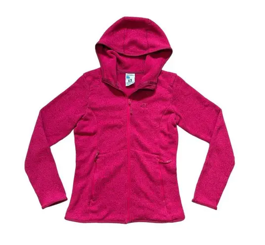 Salomon Bise Hoodie Full Zip Jacket Magenta Pink Purple Hooded Outerwear Medium