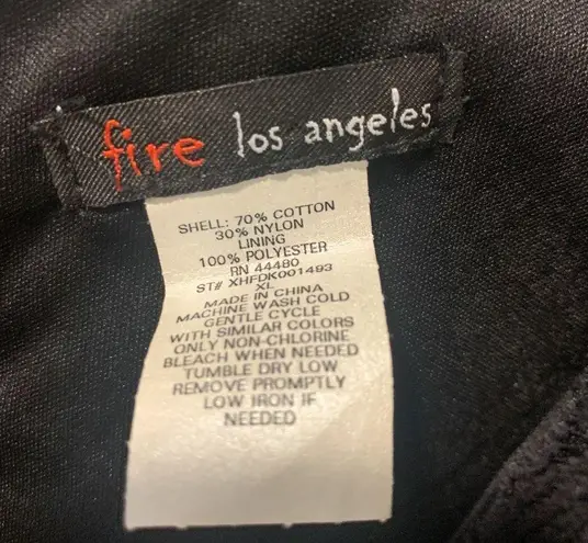 Fire Los Angeles Black Lace Tunic/Dress