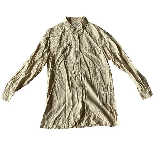 Amanda Smith Silk Tunic Button Down