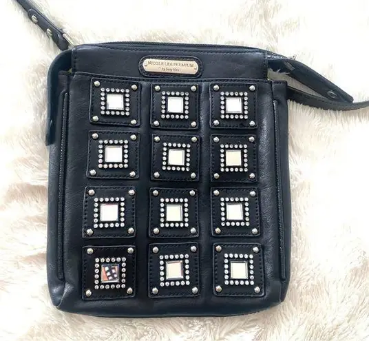 Nicole Lee Studs & Rhinestones crossbody bag