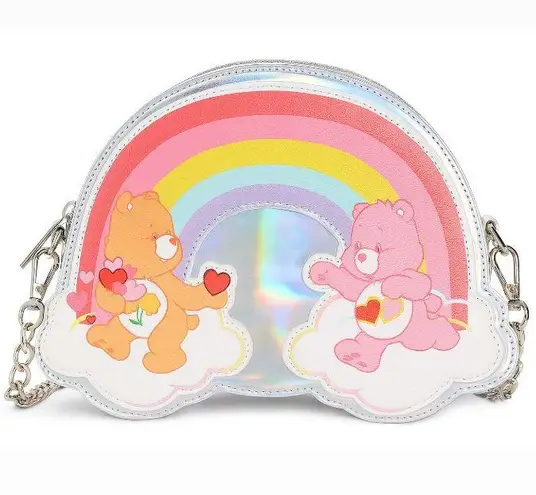 Skinnydip London X Care Bears Holographic Rainbow Crossbody Bag Orange