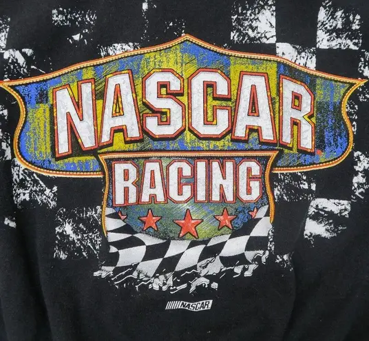 NASCAR Racing Cropped Shirt Black