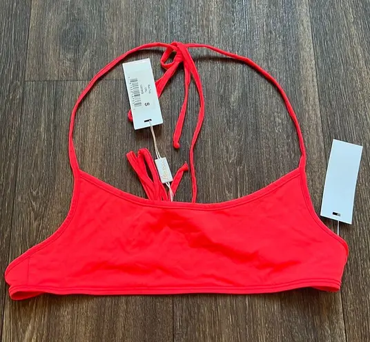 frankie's bikinis Frankie’s Bea Top in Coral