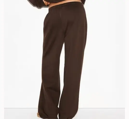 SKIMS Espresso Straight Leg Sweatpants XXS