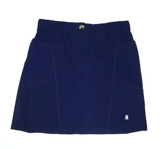 Little donkey Andy navy blue midi skort skirt size Large