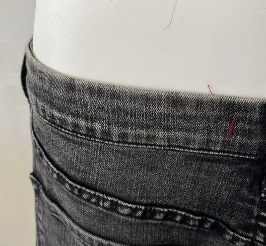 Dear John kaylee grunge punk rock black studded high rise Stretchy mini skirt 29