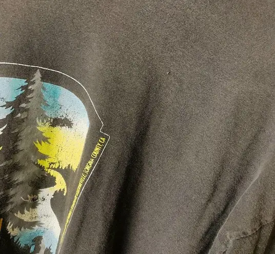 Vintage Russian River Tasty Adult Beverage T Shirt Forest Double Sided Size XL