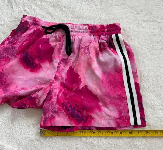 Pam & Gela NWT Women's Pink Tie-Dye Short with Side Stripes Size - Petite, XS, 0