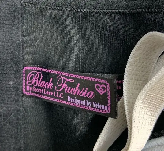 38C Sexy Grey Black Bustier crop top bra Size undefined