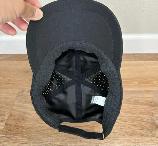 Layer 8 Black Performance Adjustable Running Hat