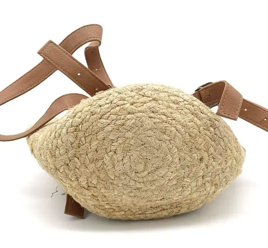 NWT XIX Palms Beachly The Shore Break Jute Insulated Picnic Cooler Backpack NEW Brown