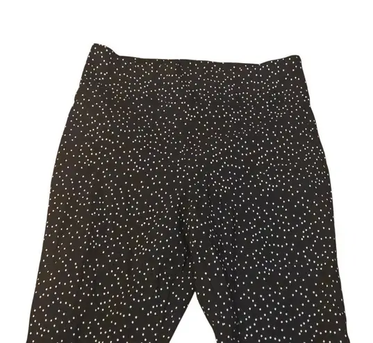 Jules & Leopold Polka Dot Pants Career Casual Black White Size L