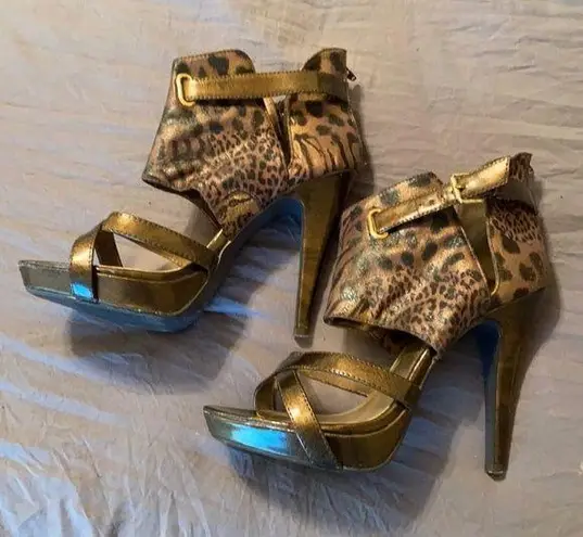 Paprika  Leopard Style Heels