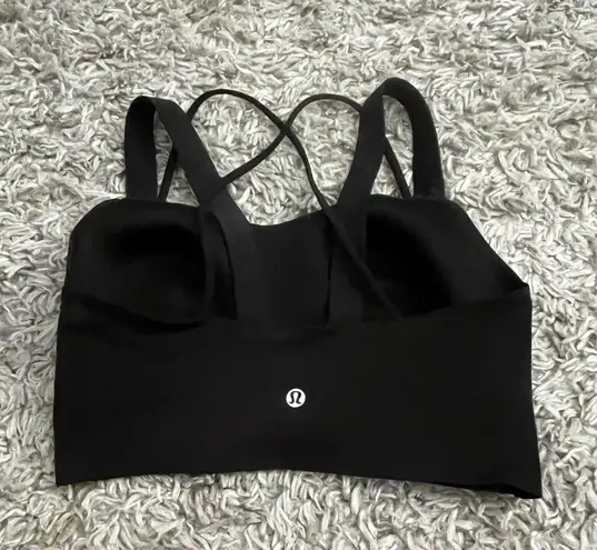 Lululemon  black like a cloud d/dd bra size 6