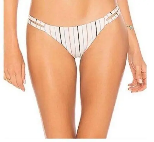 NWT Tavik Vine Cutout Swim Bottom in Horizon Stripe Tapioca