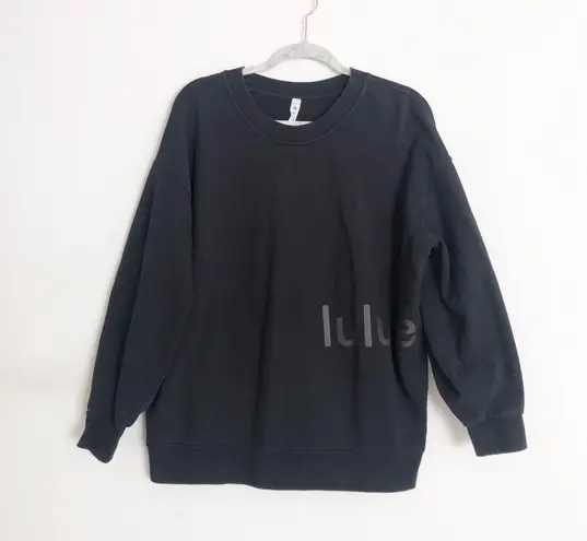 Lululemon Perfectly Oversized Crew *Graphic Black 6