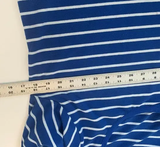 Hannah Woman Size Large Women's Blue White Top