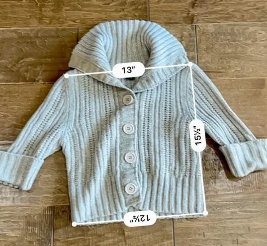 Rue 21  Women’s Half Sleeve Turtleneck Cardigan Tan Size Small EUC