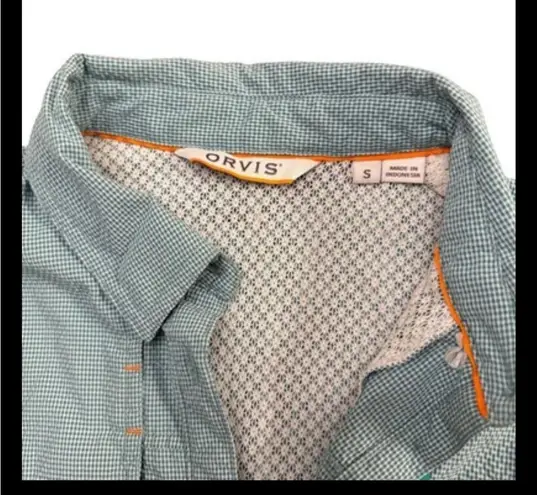 Orvis NWT Women’s Outdoor Performance Vented Long Sleeve UPF 40 Size S -Green