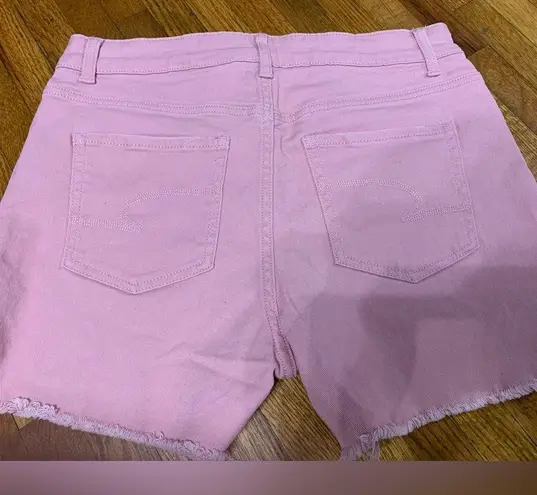 Time & Tru Pink High Rise Shorts