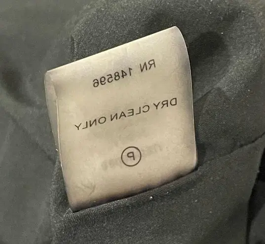 Universal Standard Satin Bomber Jacket - Black - S (14-16)