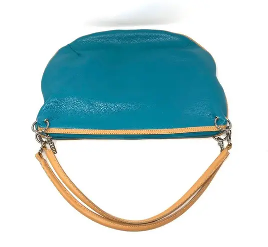 MAXX NEW YORK turquoise leather hobo bag