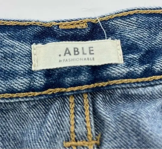ABLE The Slouch Distressed Relaxed Fit Jeans 27