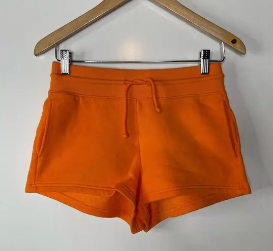 Aritzia Tna Perfect Jogger Short Orange Punch Xsmall Size XS
