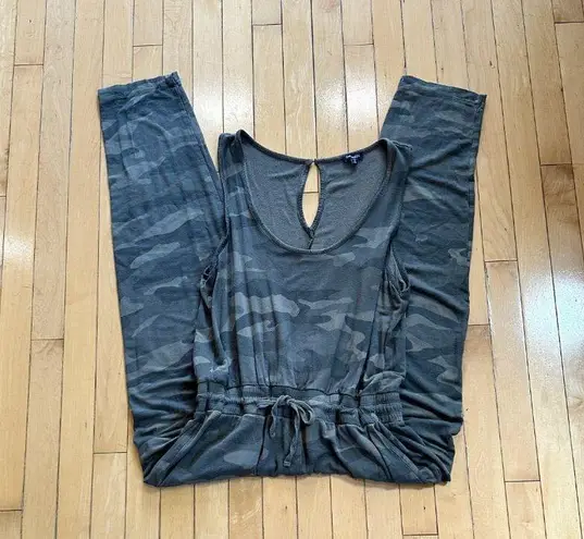 Splendid Camo Knit Jumpsuit Onesie Pantsuit - large