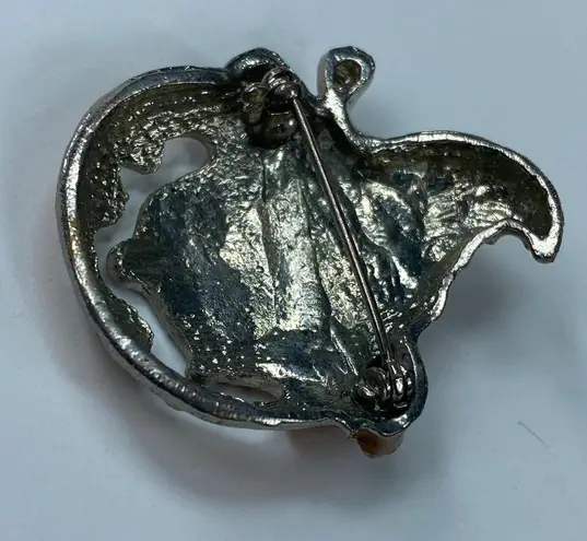 Halloween Orange Pumpkin Scarecrow Hat Jacko lantern Pin Brooch Jewelry