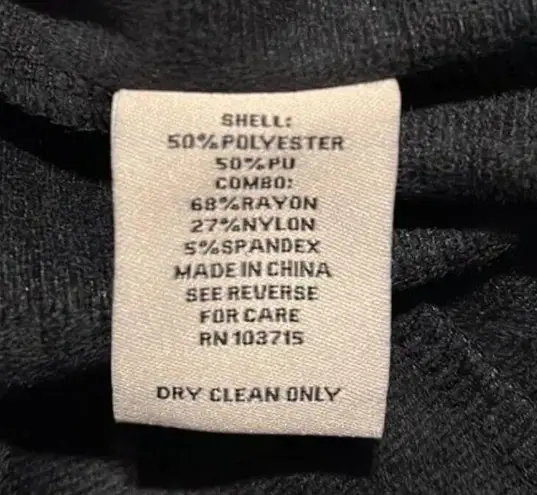 Nanette Lepore NWT Reese Vegan Leather Shift Dress Size 4