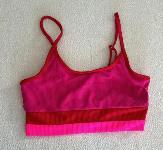 Beach Riot Colorblock Bikini Top Size Medium , $98