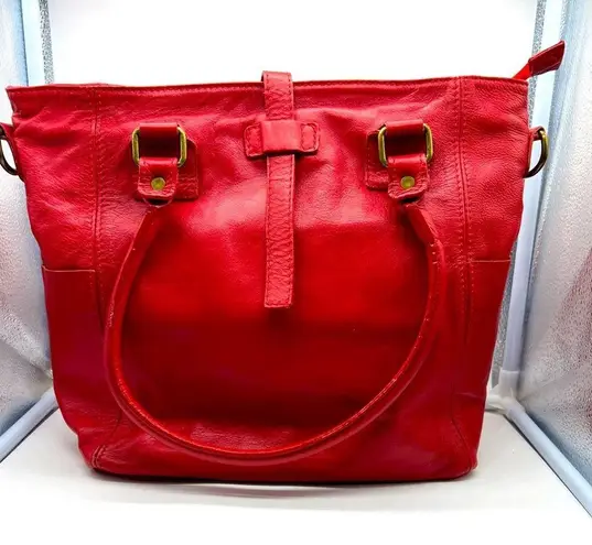 BORSE IN PELLE genuine red leather bag made in Italy 75 From Danielle