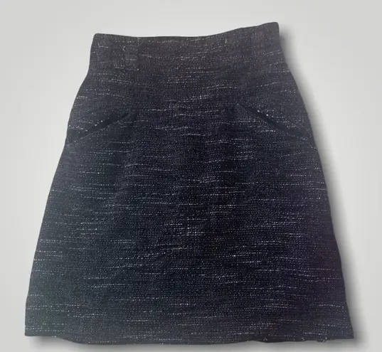 H&M Black & White Tweed Skirt