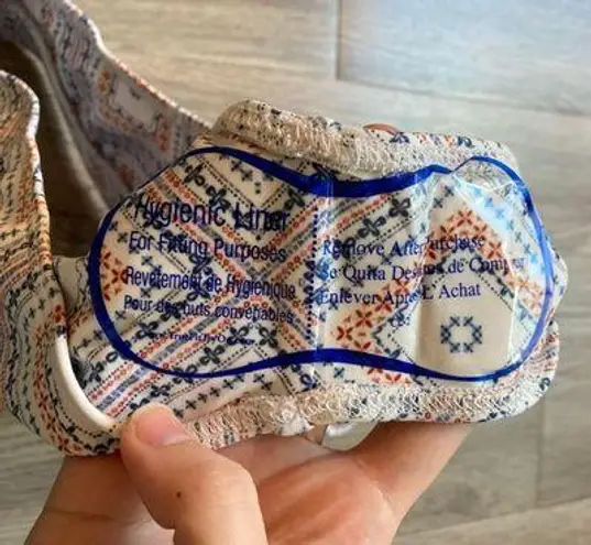 Nicholas Savita Printed High-Rise Bikini Bottom Size M NWT