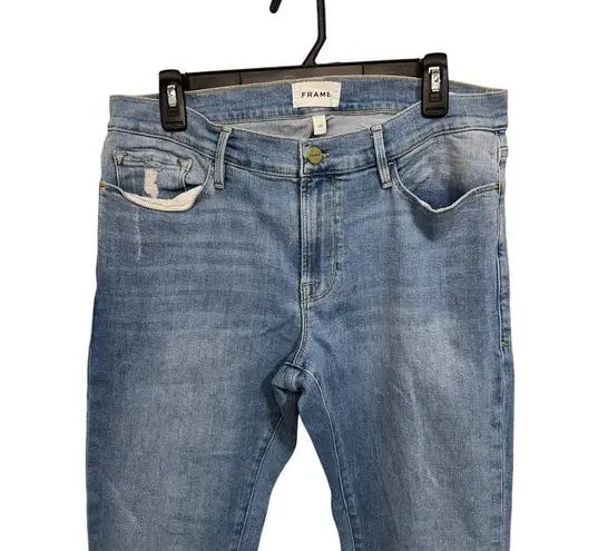Frame Womens Light Wash Denim Jeans Size 30