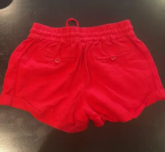 Love Tree Bright Red Shorts