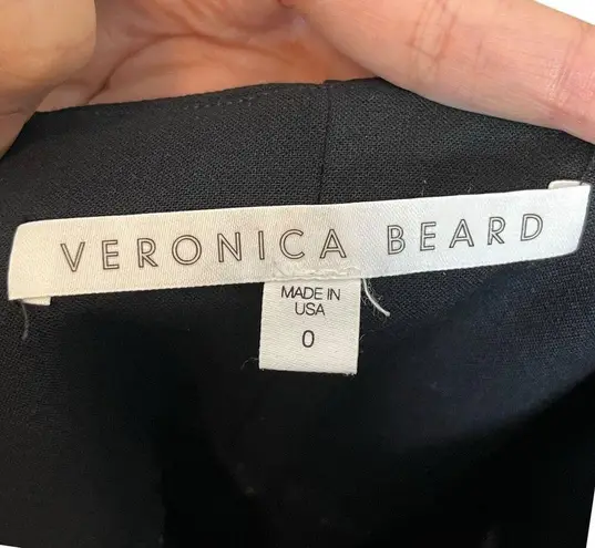 Veronica Beard Ferdinand Bow Accented Skinny Pants Trousers Black Women’s Size 0