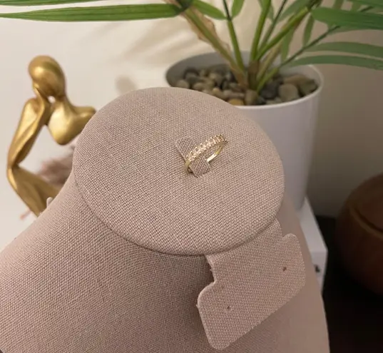 Sterling Silver SIZE 6 18kt Gold Plated 925 Stackable Dazzling Pink Cubic Zirconia Ring - Image 7