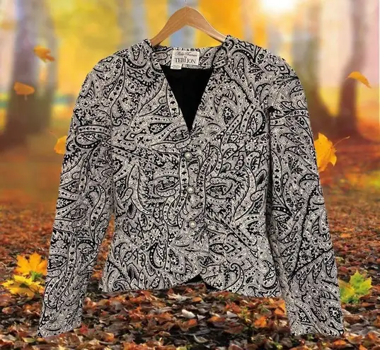 RICKIE FREEMAN TERI JON 100% Silk Button Jacket Size undefined