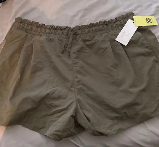 All In Motion Olive green summer shorts